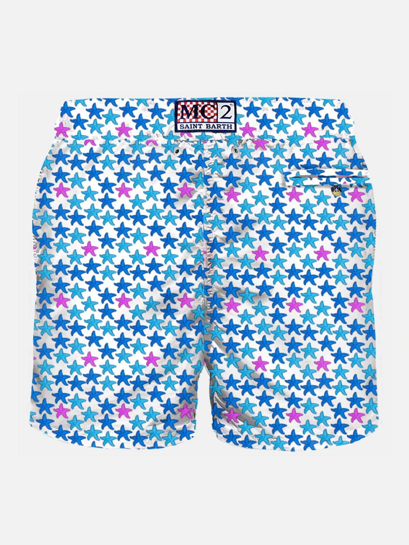 MC2 Saint Barth Man Light Fabric Swim Shorts With Starfish Print 4 MC2 Saint Barth Man Light Fabric Swim Shorts With Starfish Print - Image 2