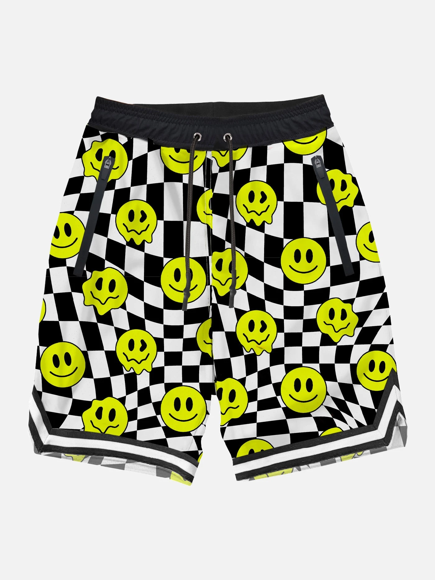 MC2 Saint Barth Checked Swim Shorts Surf Style With Smiles Print 3 MC2 Saint Barth Checked Swim Shorts Surf Style With Smiles Print
