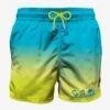 Tie Dye Mid-length Swim Shorts With Embroidery -Swimwear Family man swimshorts tie die 1