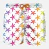 MC2 Saint Barth Man Smooth Swim Shorts With Seastar Print 1 MC2 Saint Barth Man Smooth Swim Shorts With Seastar Print -Swimwear Family man swimshorts velvet seastars