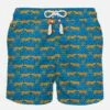 MC2 Saint Barth Man Light Fabric Swim Shorts With Wild Cat Print -Swimwear Family man swimshorts wild cats 1