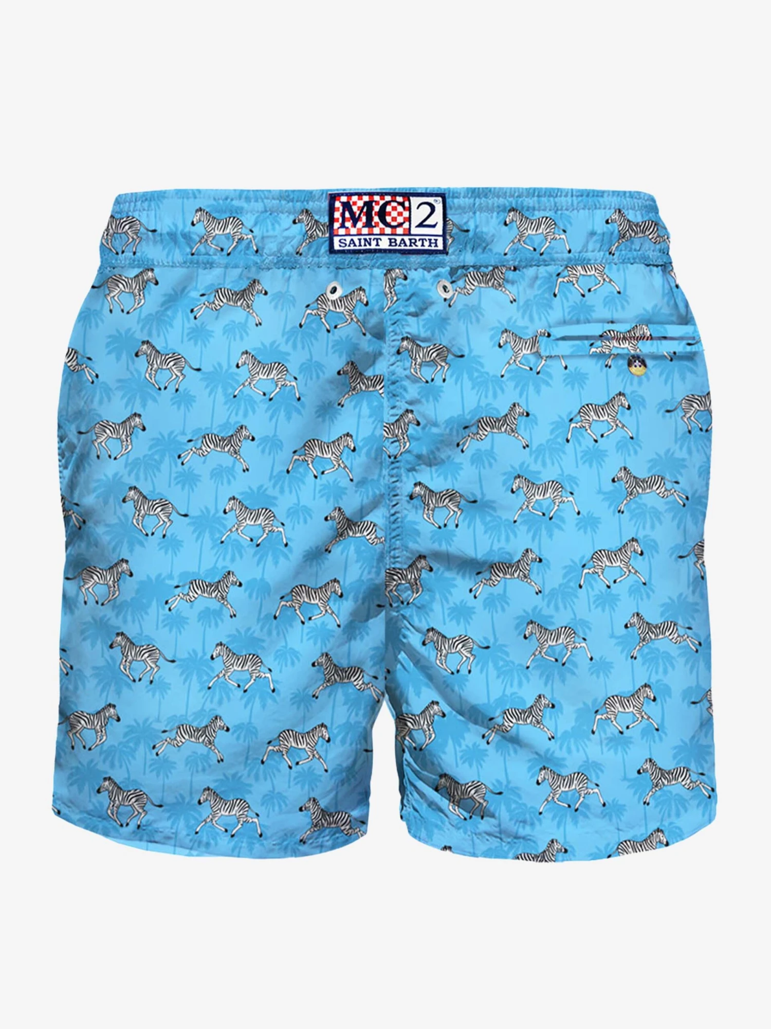 Light Fabric Man Swim Shorts Zebra Print 4 Light Fabric Man Swim Shorts Zebra Print - Image 2