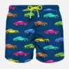 MC2 Saint Barth Man Light Fabric Swim Shorts With Cars Print -Swimwear Family man swimwear cars2