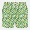 MC2 Saint Barth Man Light Fabric Swim Shorts With Flower Print -Swimwear Family man costume summer flowers mc2 1