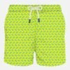 MC2 Saint Barth Man Swim Shorts Jelly Fish Fluo Print -Swimwear Family man saintbarth yellow 2