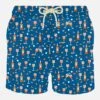 MC2 Saint Barth Man Light Fabric Swim Shorts With Aperol Spritz Print | APEROL SPECIAL EDITION -Swimwear Family man swimshort spritz blu 1