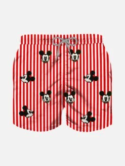 MC2 Saint Barth Boy Swim Shorts With Mickey Mouse Embroidery | ©DISNEY SPECIAL EDITION