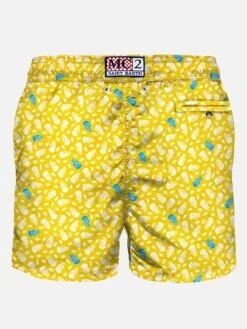 Light Fabric Swim Shorts Jellyfish Print -Swimwear Family medusa 0001 jelly sea fish swimshort men 1