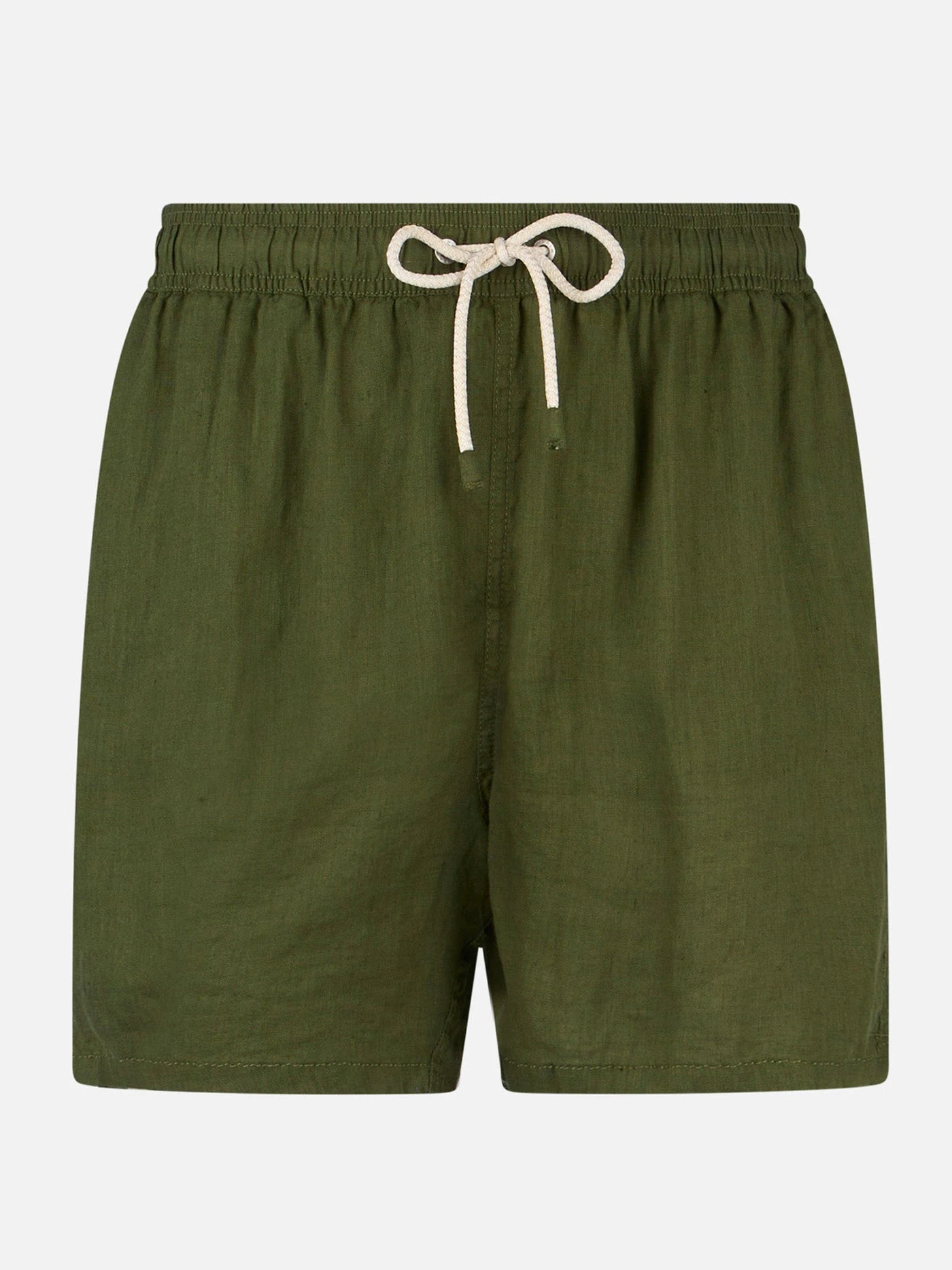 MC2 Saint Barth Military Green Man Linen Swim Short 3 MC2 Saint Barth Military Green Man Linen Swim Short