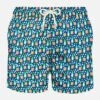 Light Fabric Man Swim Shorts Moscow Mule Print -Swimwear Family moscowmule cocktail costume uomo