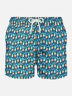 Light Fabric Man Swim Shorts Moscow Mule Print