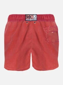 Red Delavè Man's Swim Shorts 6 Red Delavè Man's Swim Shorts -Swimwear Family owen retro base41 2