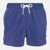 Blue Navy Delavè Man's Swim Shorts -Swimwear Family owner 61 front 2