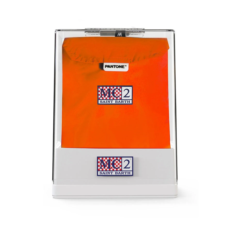 MC2 Saint Barth Man Orange Swim Shorts | PANTONE™ SPECIAL EDITION 5 MC2 Saint Barth Man Orange Swim Shorts | PANTONE™ SPECIAL EDITION - Image 3