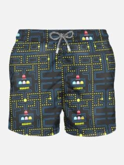Man Swim Shorts With Pac-Man Print