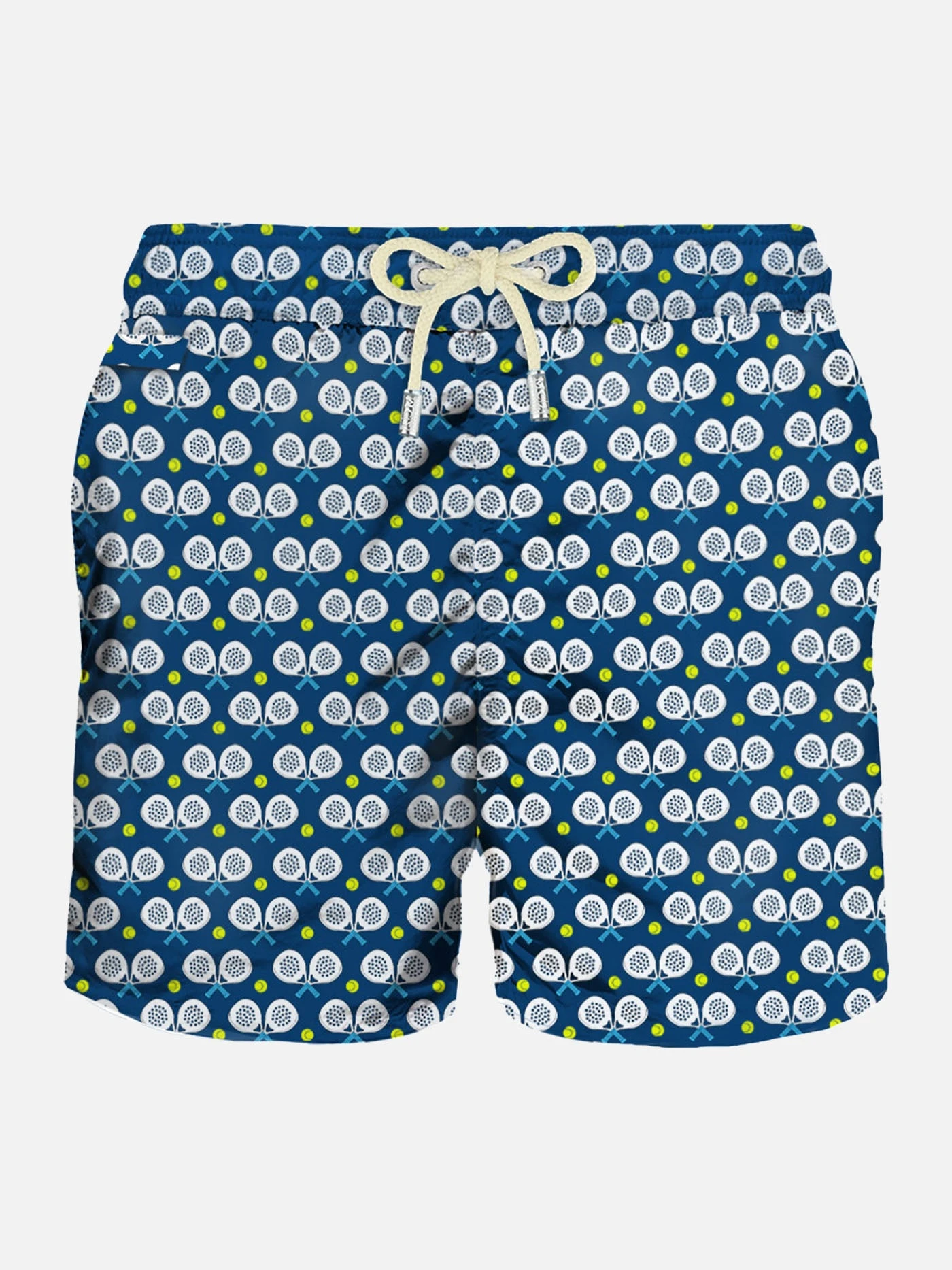 MC2 Saint Barth Man Light Fabric Swim Shorts With Padel Print 3 MC2 Saint Barth Man Light Fabric Swim Shorts With Padel Print