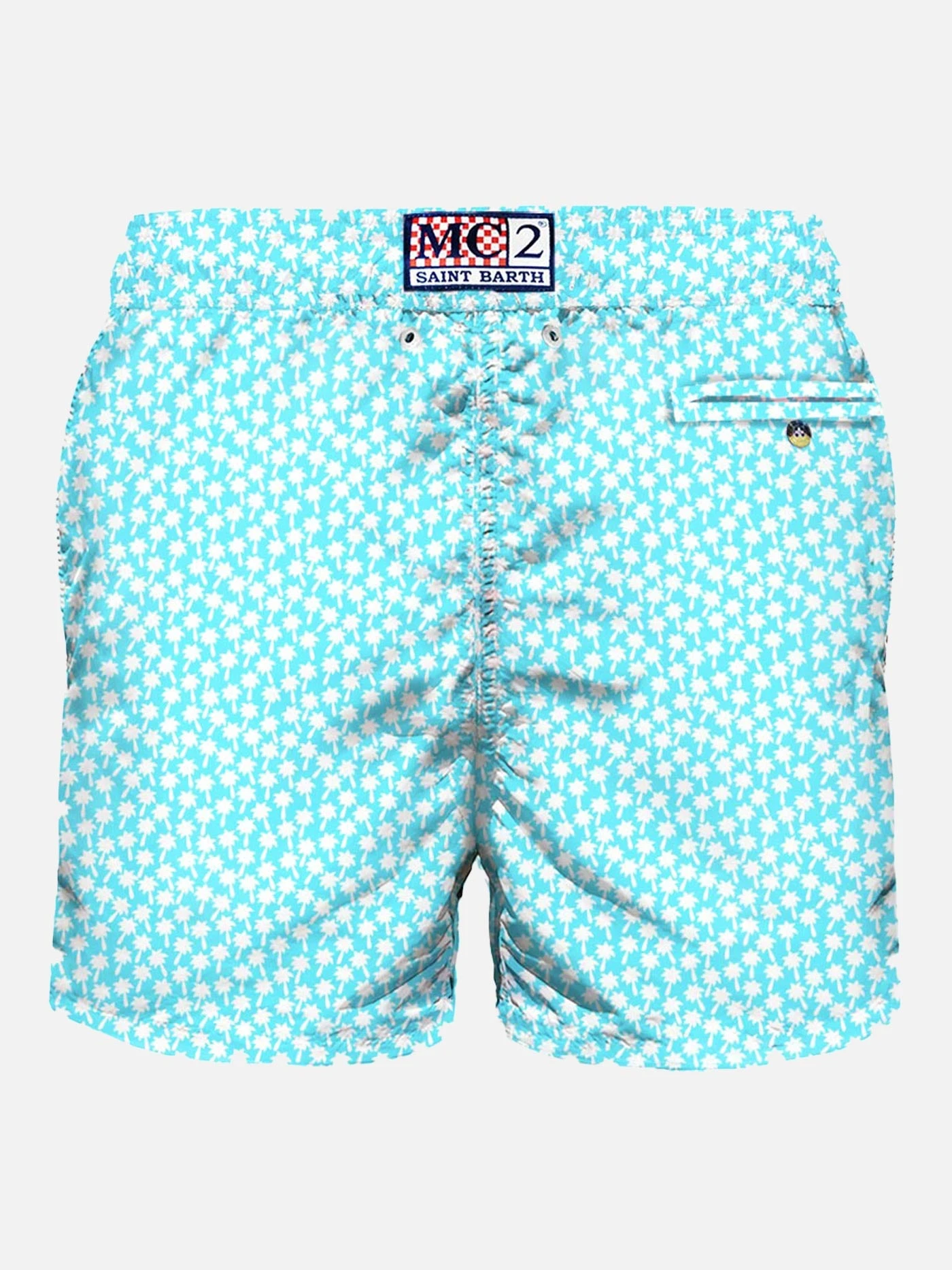 Light Fabric Man Swim Shorts Palms Print 4 Light Fabric Man Swim Shorts Palms Print - Image 2