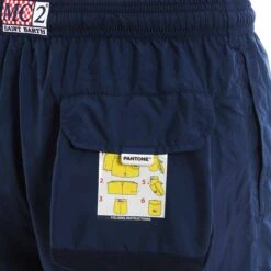 Man Navy Blue Swim Shorts | PANTONE™ SPECIAL EDITION -Swimwear Family pantone blue detail 61