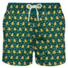 Light Fabric Swim Shorts Snowy Ducky Print -Swimwear Family paperelle costume di natale regalo