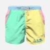 Pastel Color Boy's Swim Shorts With Embroidery -Swimwear Family pastel swimshort boy multicolor pocket jean mc2 d579fad9 c756 410c bab5 6aafedf48e6d