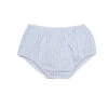 New Born Swim Briefs With Gingham Print -Swimwear Family pax6