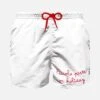 Boy Swim Shorts With Embroidered Red Writing 1 Boy Swim Shorts With Embroidered Red Writing -Swimwear Family piccola peste on holiday ricamo costume bianco mc2 bimbo 6998e710 c5bd 46c3 8408 4b92f6988fd5