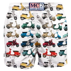 Man Classic Swim Shorts With Vespa® Print | VESPA® SPECIAL EDITION -Swimwear Family shark pattern mim 0001 CAP0001 00479B fronte 0000 costume da bagno vespa bagno cf54a9d3 8539 4e74 8726 1ca1c05c4a4f