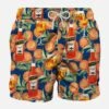 Mid-length Swim Short Spritz Time Blue Print -Swimwear Family shark pattern mim 0001 CAP0001 00479B fronte 0000 spritz time swimshort men 1