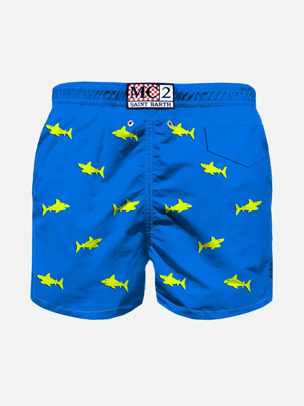 MC2 Saint Barth Boy Swim Shorts With Embroidery 4 MC2 Saint Barth Boy Swim Shorts With Embroidery - Image 2