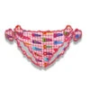 Girl Swim Briefs With Hair Clip Print -Swimwear Family slip vichy