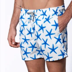 Starfishes Mid-length Swim Shorts -Swimwear Family star queen 1