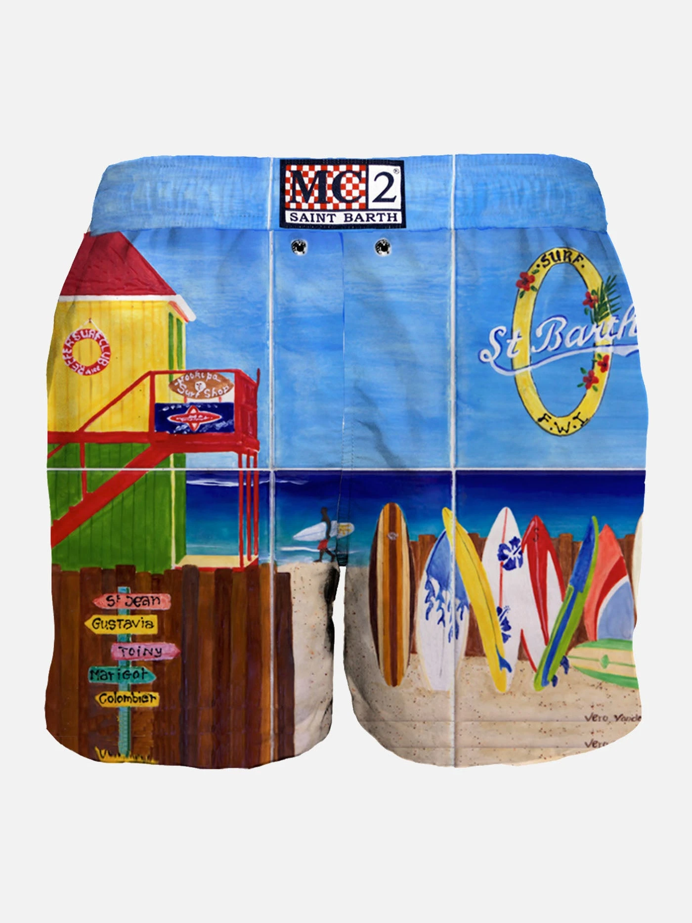 Saint Barth Loirent Photographic Print Swim Shorts 4 Saint Barth Loirent Photographic Print Swim Shorts - Image 2