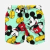 Boy Swim Shorts With Mickey Mouse Print | ©Disney Special Edition DISNEY SPECIAL EDITION -Swimwear Family swimshort mickey smile disney mc2 kids watergreen 1