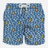 Light Fabric Man Swim Shorts Duckies And Sharks Print -Swimwear Family swimshort shark ducky 2