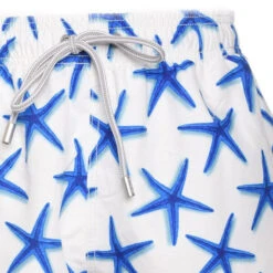Starfishes Mid-length Swim Shorts -Swimwear Family swimshort starfish details