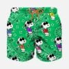MC2 Saint Barth Boy Green Swim Shorts With Bandanna Pattern And Snoopy | SNOOPY - PEANUTS™ SPECIAL EDITION -Swimwear Family swimshorts boy bandanna snoopy.1jpg