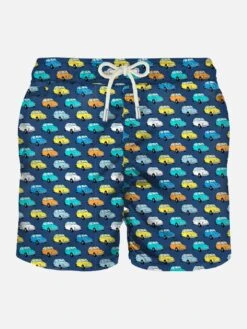 Man Swim Shorts With Fiat 500® Print | FIAT© 500 SPECIAL EDITION