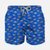 MC2 Saint Barth Boy Light Fabric Swim Shorts With Clownfish Print 1 MC2 Saint Barth Boy Light Fabric Swim Shorts With Clownfish Print -Swimwear Family swimshorts fish blue red1