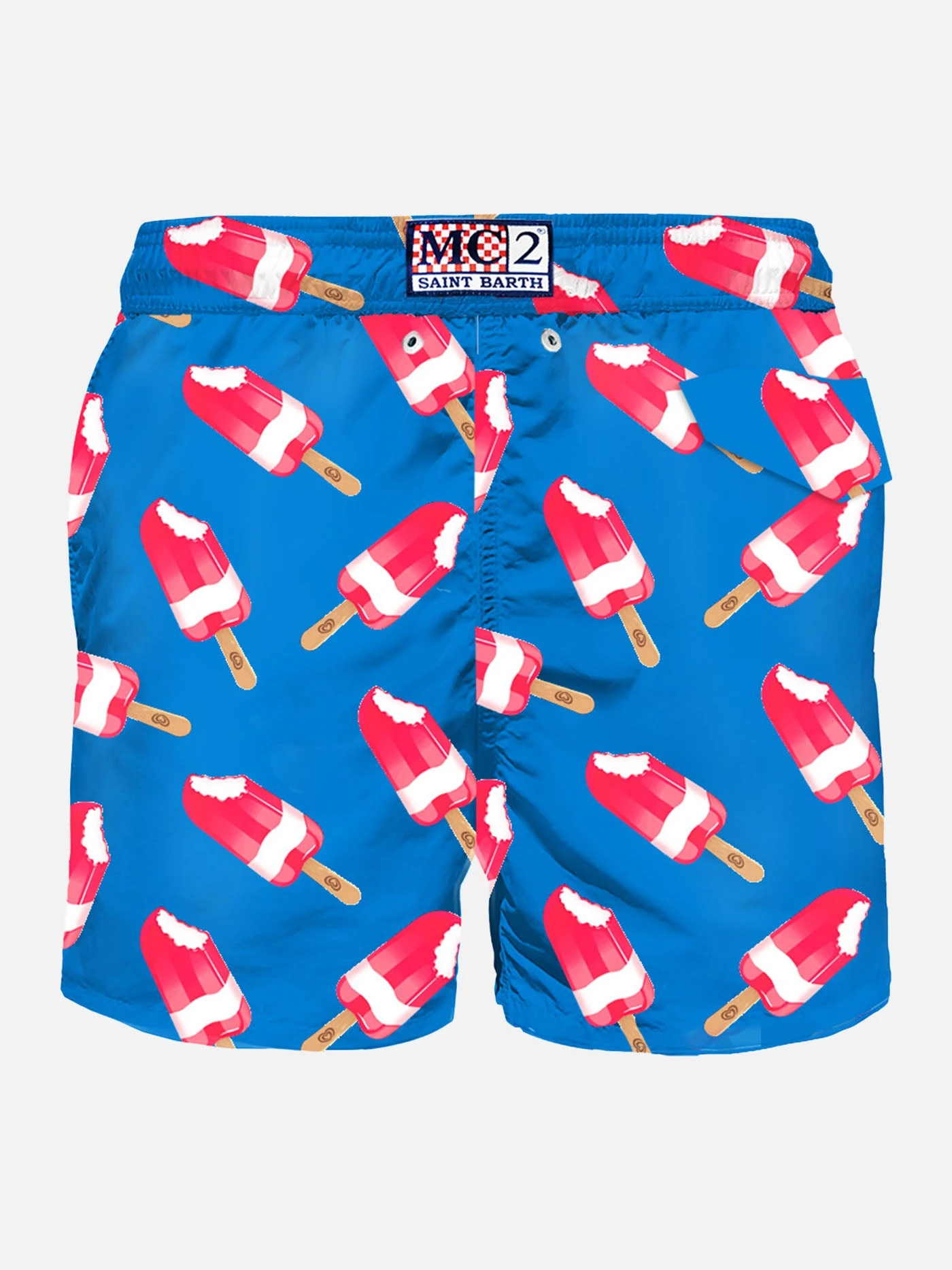MC2 Saint Barth Man Swim Shorts With Fior Di Fragola Print| Algida® Special Edition 4 MC2 Saint Barth Man Swim Shorts With Fior Di Fragola Print| Algida® Special Edition - Image 2