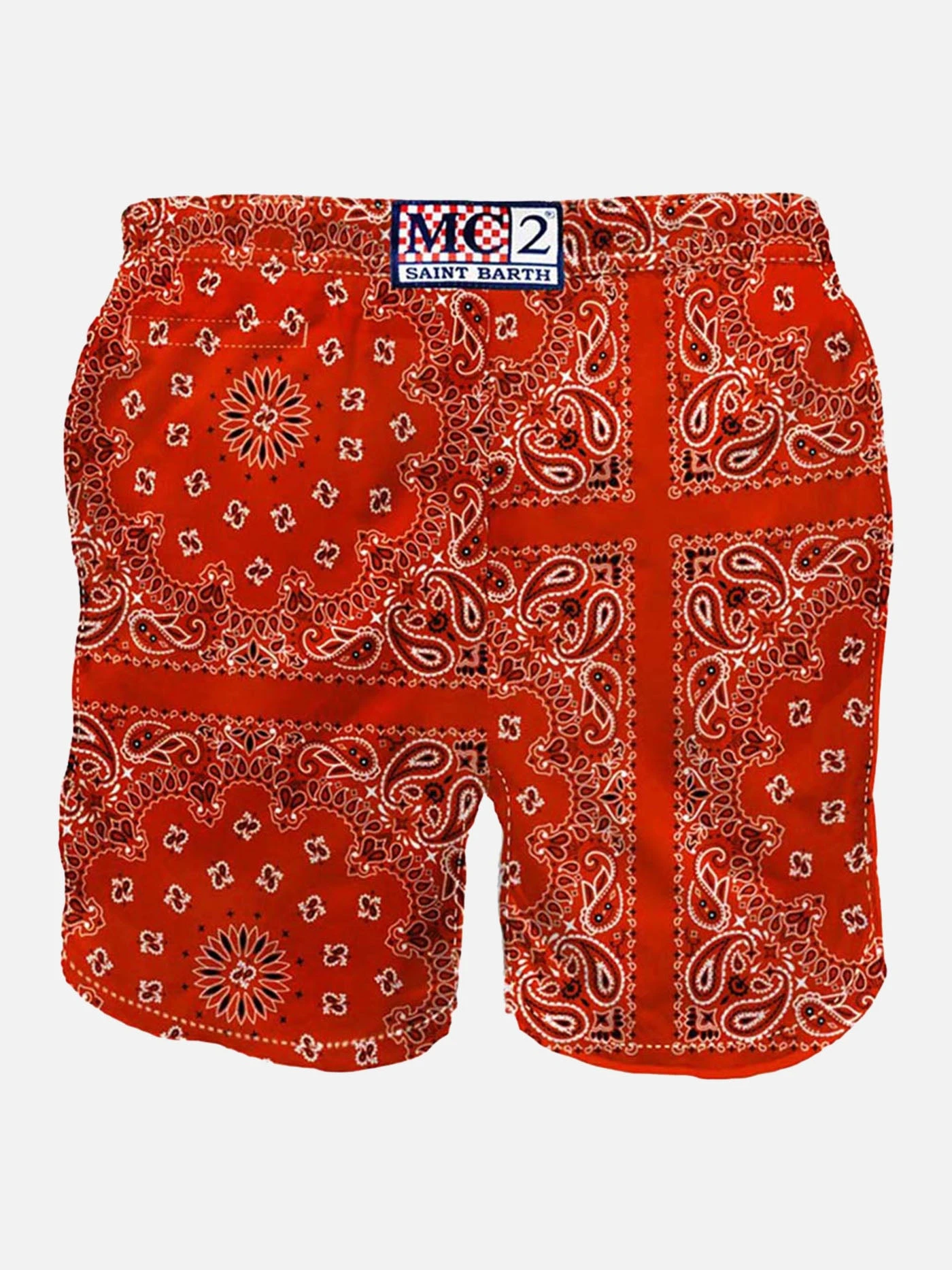 MC2 Saint Barth Man Swim Shorts With Bandanna Print 4 MC2 Saint Barth Man Swim Shorts With Bandanna Print - Image 2