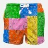 MC2 Saint Barth Man Swim Shorts With Multicolor Bandanna Print -Swimwear Family swimshorts man macro 29