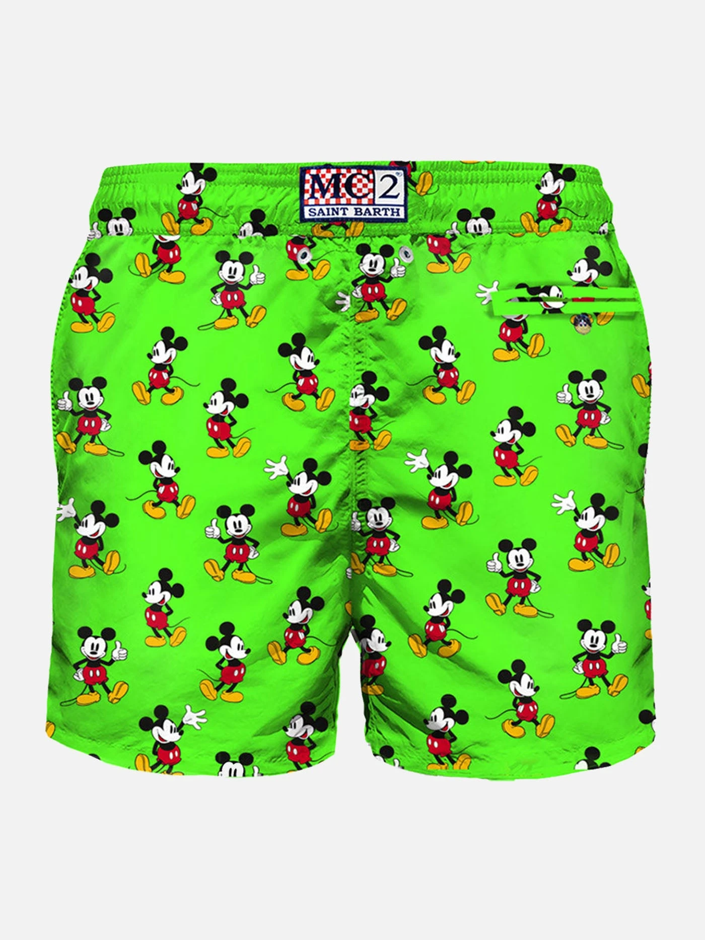 MC2 Saint Barth Man Light Fabric Swim Shorts With Mickey Mouse Print | ©DISNEY SPECIAL EDITION 4 MC2 Saint Barth Man Light Fabric Swim Shorts With Mickey Mouse Print | ©DISNEY SPECIAL EDITION - Image 2