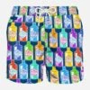 Light Fabric Man Swim Shorts Gin Print -Swimwear Family swimshorts man macro 36