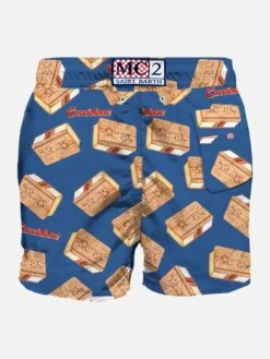 MC2 Saint Barth Man Classic Swim Shorts With Cucciolone Print | ALGIDA® SPECIAL EDITION -Swimwear Family swimshorts man macro 39