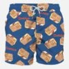 MC2 Saint Barth Man Classic Swim Shorts With Cucciolone Print | ALGIDA® SPECIAL EDITION -Swimwear Family swimshorts man macro 40