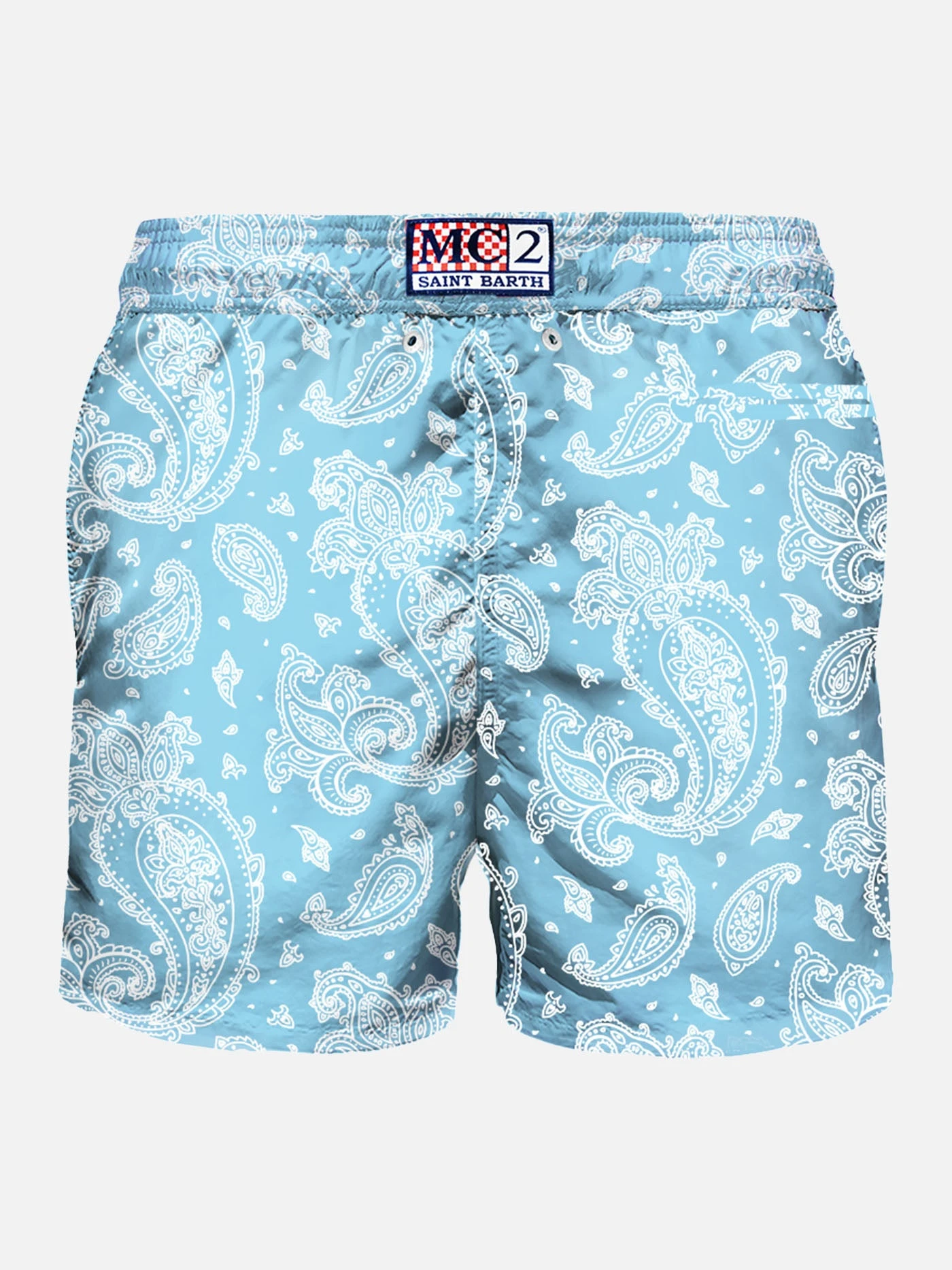 MC2 Saint Barth Man Light Fabric Swim Shorts With Paisley Print 4 MC2 Saint Barth Man Light Fabric Swim Shorts With Paisley Print - Image 2
