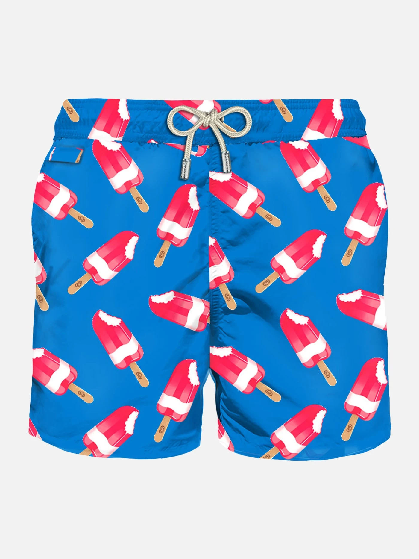 MC2 Saint Barth Man Swim Shorts With Fior Di Fragola Print| Algida® Special Edition 3 MC2 Saint Barth Man Swim Shorts With Fior Di Fragola Print| Algida® Special Edition
