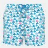 MC2 Saint Barth Man Light Fabric Swim Shorts With Octopus Print -Swimwear Family swimshorts octopus man summer