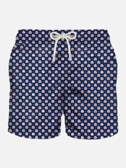 Light Fabric Man Swim Shorts Pigs Print