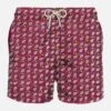MC2 Saint Barth Man Light Fabric Swim Shorts With Tennis Print -Swimwear Family tennis swimshorts45